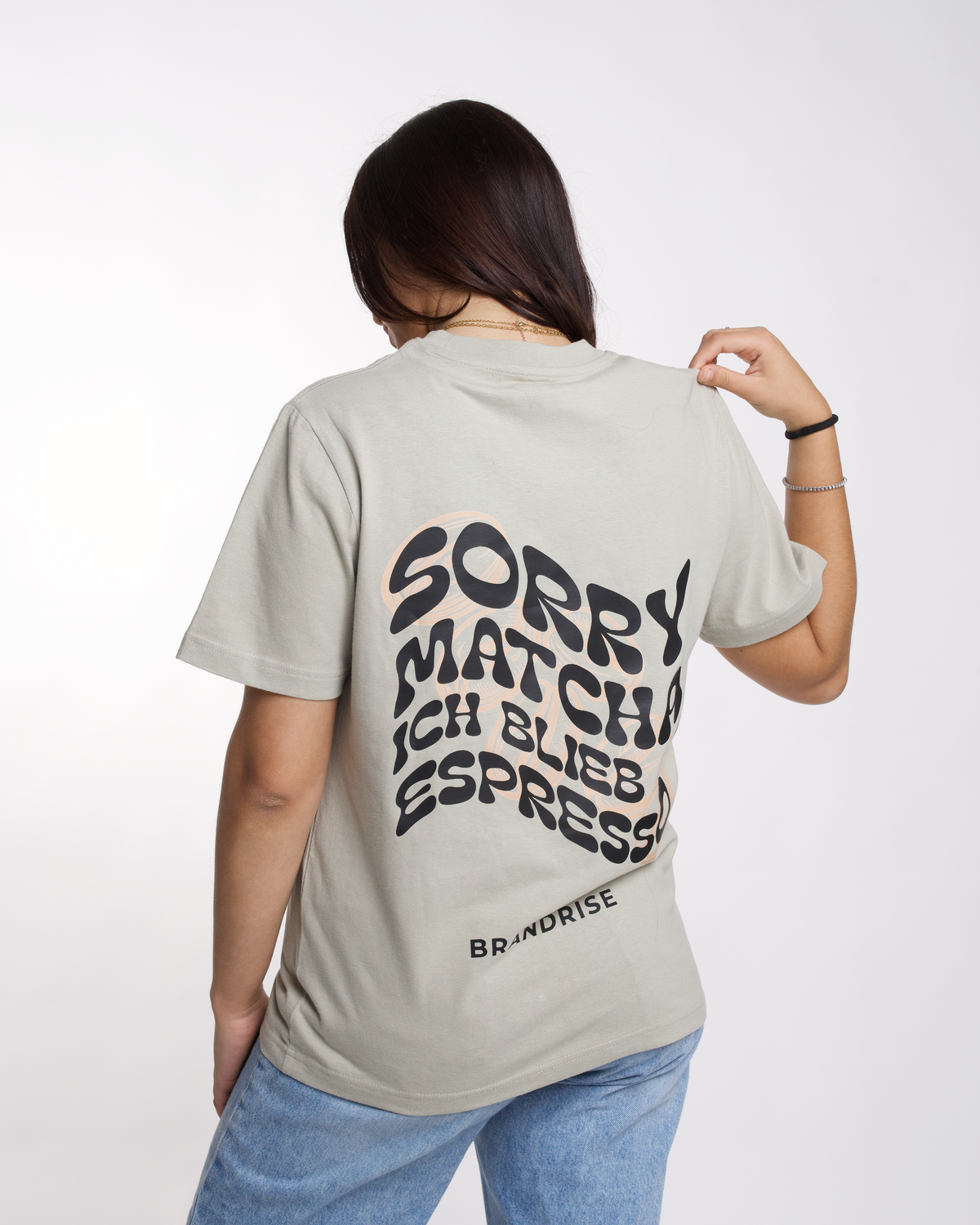Sorry Matcha Tee - Sand — BRANDRISE — Bild 3