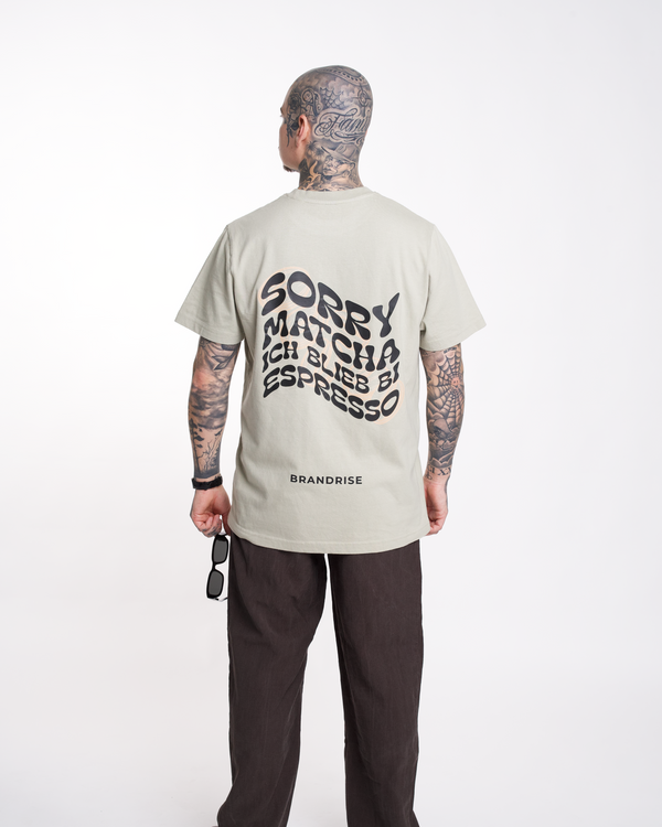 Sorry Matcha Tee - Sand — BRANDRISE — Bild 6