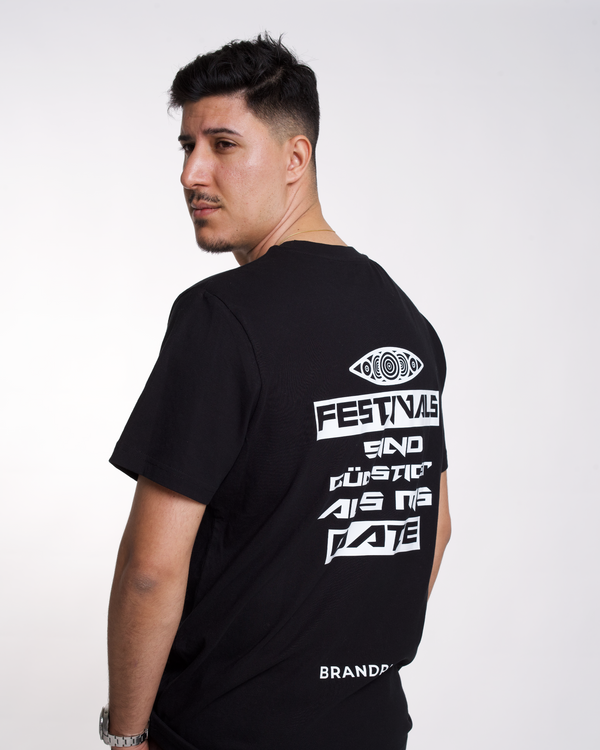 Festivals Tee - Black — BRANDRISE — Bild 3
