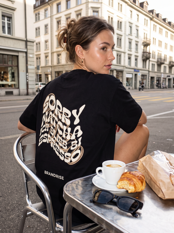 Sorry Matcha T-Shirt | Black