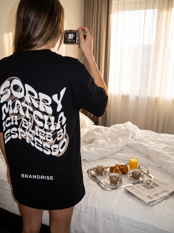 Sorry Matcha T-Shirt | Black