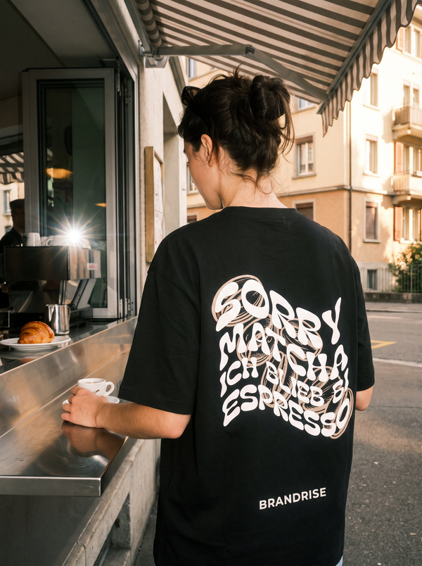 Sorry Matcha T-Shirt | Black